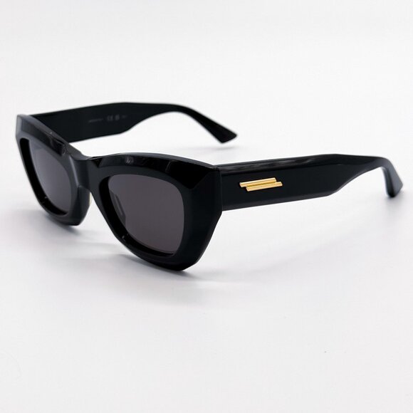 NEW BOTTEGA VENETA SUNGLASSES BV1251S 001 BLACK WOMEN EYEWEAR
